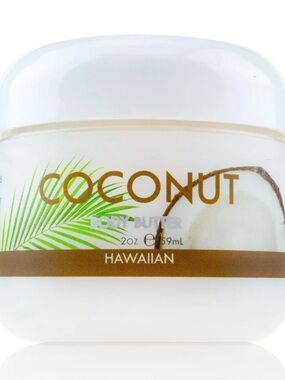 Coconut Body Butter with Aloe, Mac. Nut & Coconut Oil 2 oz